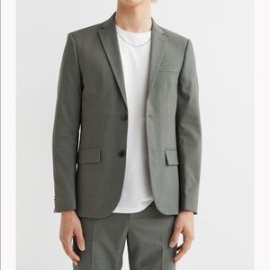 H&M Gray Slim Fit Suit LIKE NEW Jacket and Pants